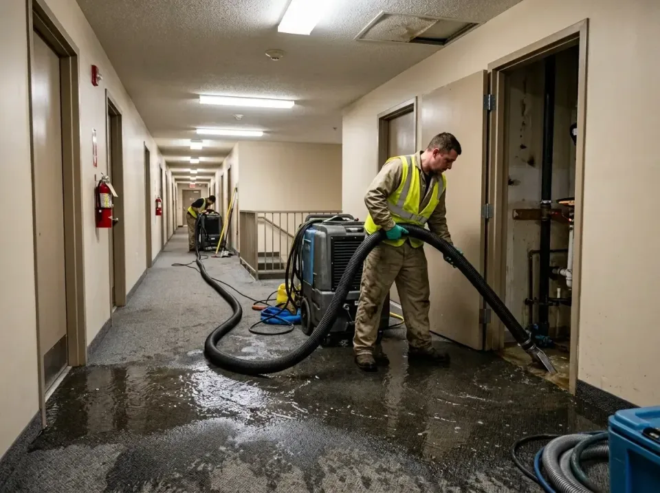 multi-unit-apartment-hallway-f-005 — frequently asked questions, Emergency Burst Pipe Water Extraction & Removal in Northcha…